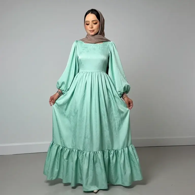 أحدث 5 موديلات فساتين محجبات للمناسبات السعيدة و (لكل مناسبة)