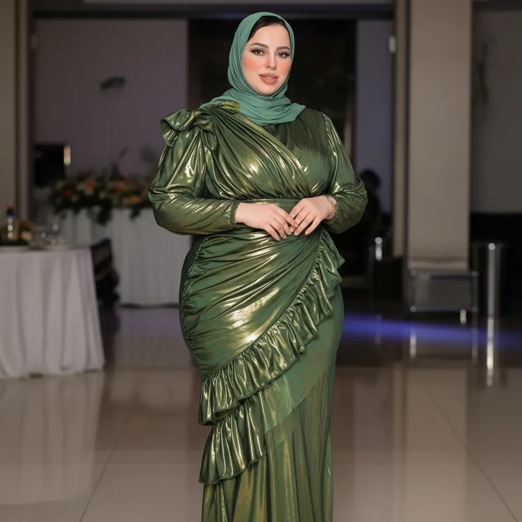 فساتين ميتالك للمحجبات